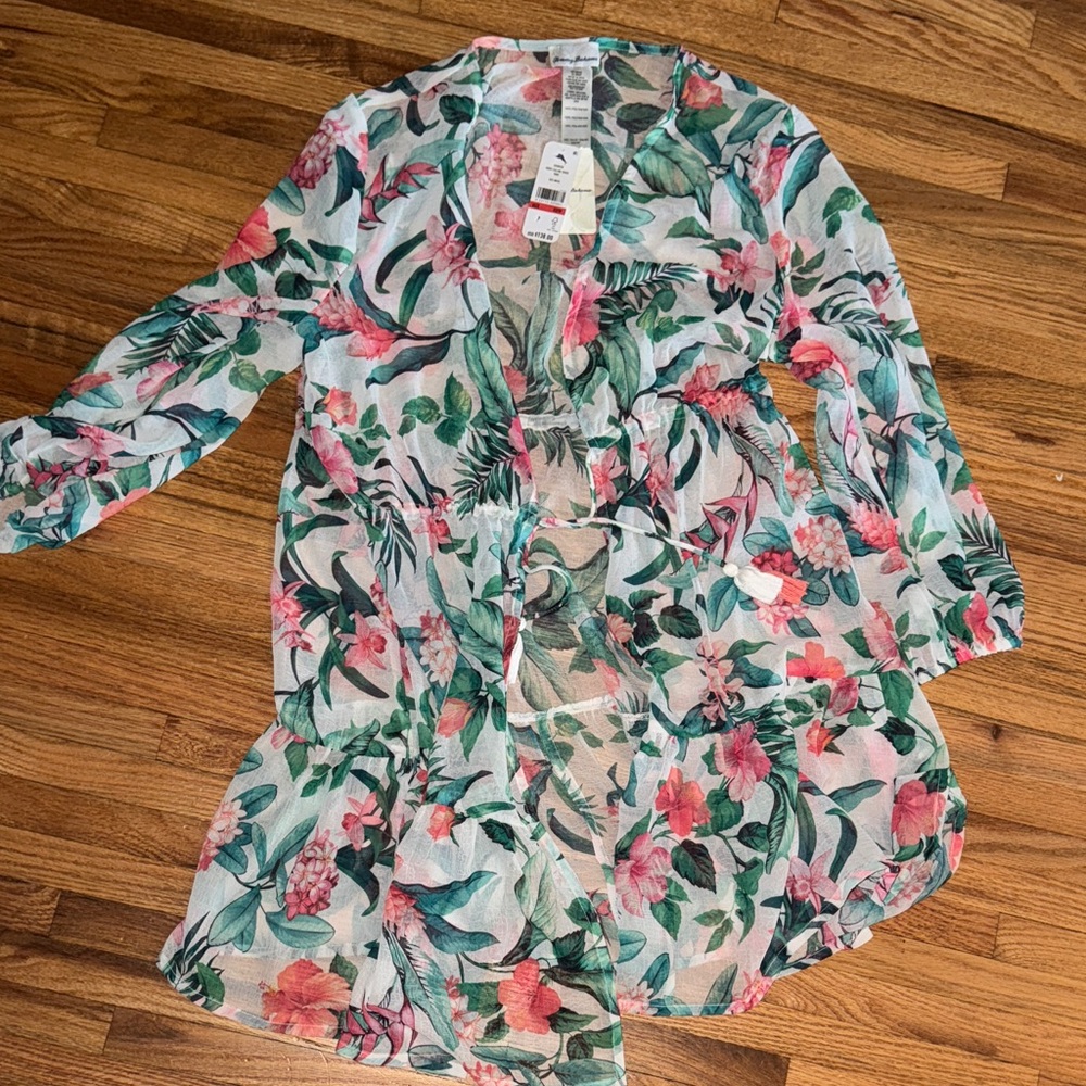 Floral Print Women's Cover Up